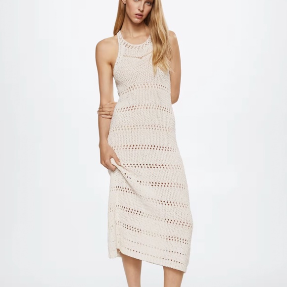 Mango Knit Openwork Sweater Size S - Picture 1 of 8